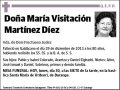 MARTINEZ DIEZ,MARIA VISITACION