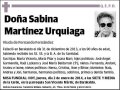 MARTINEZ URQUIAGA,SABINA