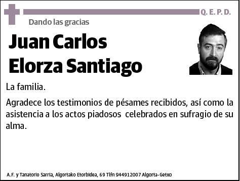 ELORZA SANTIAGO,JUAN CARLOS