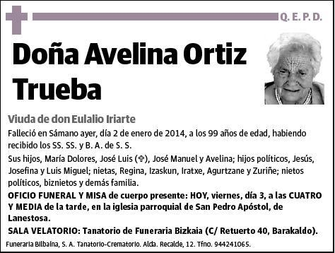 ORTIZ TRUEBA,AVELINA