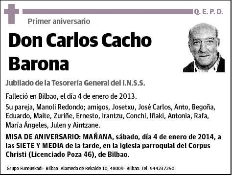 CACHO BARONA,CARLOS