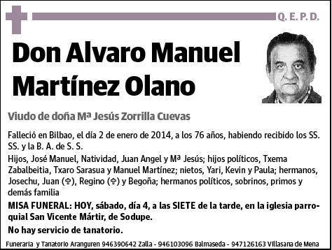 MARTINEZ OLANO,ALVARO MANUEL