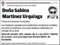 MARTINEZ URQUIAGA,SABINA