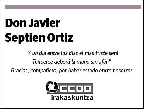 SEPTIEN ORTIZ,JAVIER