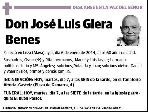 GLERA BENES,JOSE LUIS