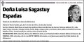 SAGASTUY ESPADAS,LUISA