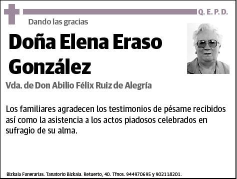 ERASO GONZALEZ,ELENA