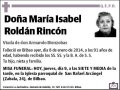 ROLDAN RINCON,MARIA ISABEL