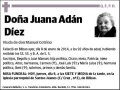 ADAN DIEZ,JUANA