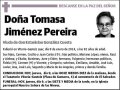 JIMENEZ PEREIRA,TOMASA