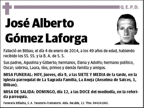 GOMEZ LAFORGA,JOSE ALBERTO