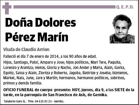 PEREZ MARIN,DOLORES