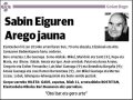 EIGUREN AREGO,SABIN