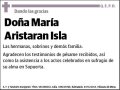 ARISTARAN ISLA,MARIA