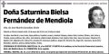BIELSA FERNANDEZ DE MENDIOLA,SATURNINA