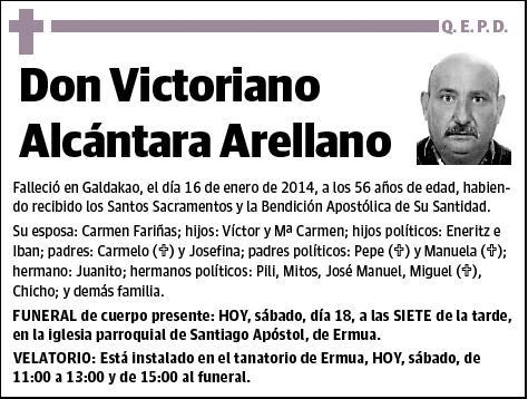 ALCANTARA ARELLANO,VICTORIANO