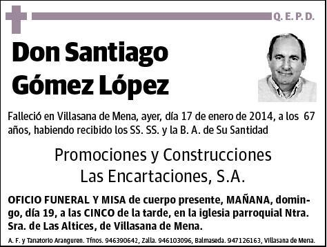 GOMEZ LOPEZ,SANTIAGO