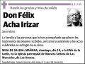 ACHA IRIZAR,FELIX