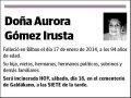 GOMEZ IRUSTA,AURORA