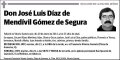 DIAZ DE MENDIVIL GOMEZ DE SEGURA,JOSE LUIS