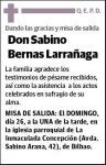 BERNAS LARRAÑAGA,SABINO