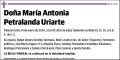 PETRALANDA URIARTE,MARIA ANTONIA