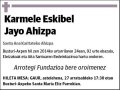ESKIBEL JAYO,KARMELE