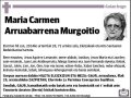 ARRUABARRENA MURGOITIO,MARIA CARMEN