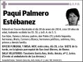 PALMERO ESTÉBANEZ,PAQUI