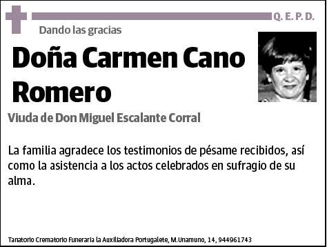 CANO ROMERO,CARMEN