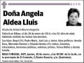 ALDEA LLUIS,ANGELA