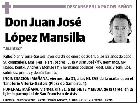 LOPEZ MANSILLA,JUAN JOSE