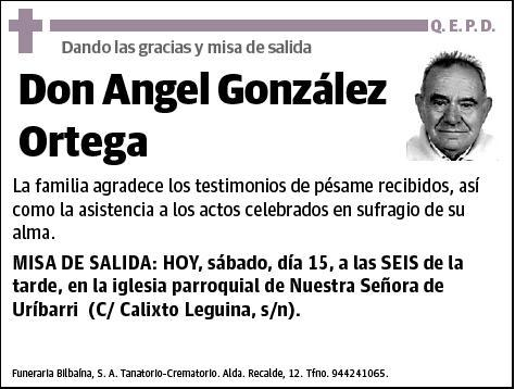 GONZALEZ ORTEGA,ANGEL