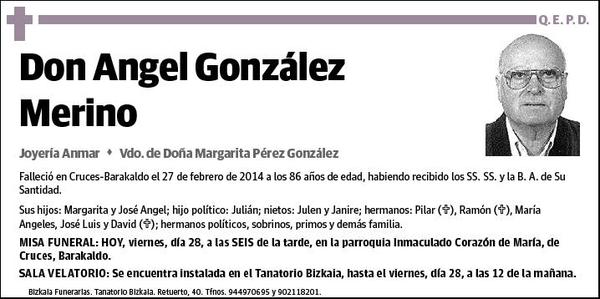 GONZALEZ MERINO,ANGEL