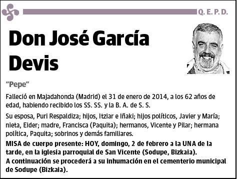 GARCIA DEVIS,JOSE