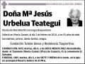 URBELUA TEATEGUI,Mª JESUS
