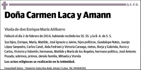 LACA Y AMANN,CARMEN