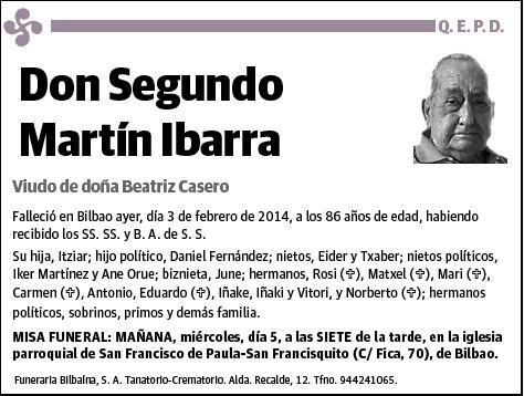 MARTIN IBARRA,SEGUNDO