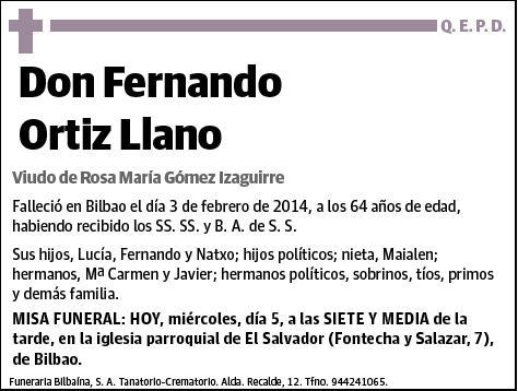 ORTIZ LLANO,FERNANDO