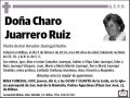 JUARRERO RUIZ,CHARO