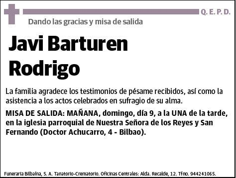 BARTUREN RODRIGO,JAVI
