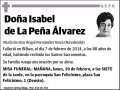DE LA PEÑA ALVAREZ,ISABEL