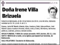 VILLA BRIZUELA,IRENE