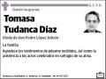 TUDANCA DIAZ,TOMASA