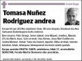 NUÑEZ RODRIGUEZ,TOMASA