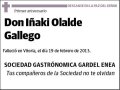 OLALDE GALLEGO,IÑAKI