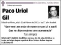 URIOL GIL,PACO