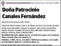 CANALES FERNANDEZ,PATROCINIO