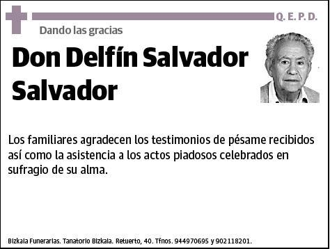 SALVADOR SALVADOR,DELFIN