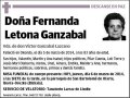 LETONA GANZABAL,FERNANDA